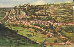 VINTAGE POSTCARD Rocamadour View