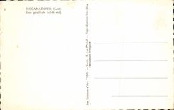 VINTAGE POSTCARD Rocamadour View