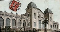 VINTAGE POSTCARD Hyeres the large casino