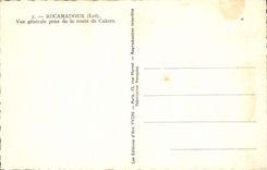 VINTAGE POSTCARD Rocamadour View Taken of the Road of Cahors