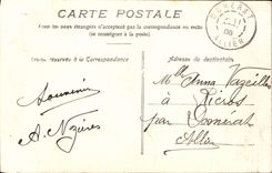 VINTAGE POSTCARD Sens the Cathedral (chart toilee)