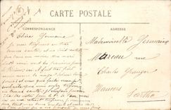 VINTAGE POSTCARD Pau Fund of Ossau seen of the Royal Place