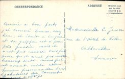 VINTAGE POSTCARD Cannes Walk of the Small cross