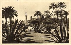 VINTAGE POSTCARD Nice the Garden Albert 1st