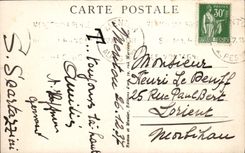 VINTAGE POSTCARD Menton Annonciata