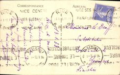 VINTAGE POSTCARD Cannes the Walk Of the Small cross