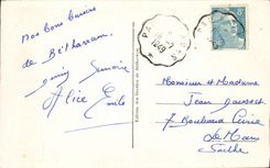 VINTAGE POSTCARD the Caves De Betharram Descent in the lower Caves