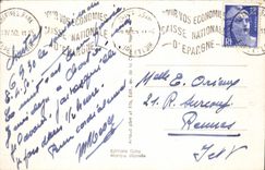 VINTAGE POSTCARD Chartres View