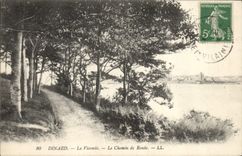 CPA Dinard La Vicomte Le Chemin de Ronde