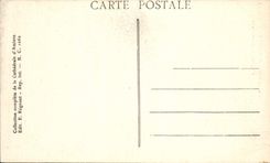 VINTAGE POSTCARD Cathedral of Amiens Western Frontage