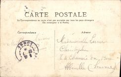 Opinión de Dieppe de la POSTAL de la VENDIMIA antes del puerto