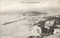 VINTAGE POSTCARD Entered Nice of the Port Lympia Bay