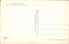 POSTAL Estrasburgo de la VENDIMIA una esquina de pequeña Francia