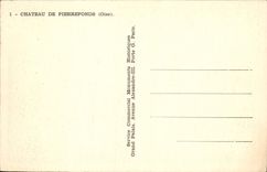 VINTAGE POSTCARD Castle De Pierefonds