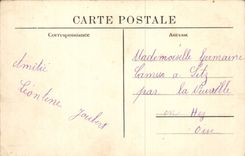 VINTAGE POSTCARD Village