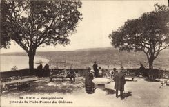 VINTAGE POSTCARD Nice View Taken of the Platform of the Castle