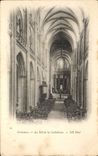 VINTAGE POSTCARD Coutances the nave of the Cathedral