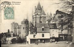 VINTAGE POSTCARD Pane the castle