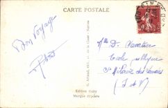 VINTAGE POSTCARD Dinan the Viaduct with the Moonlight