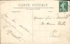 VINTAGE POSTCARD Valley of Mandailles Bridge of Ladouze on Jordanne