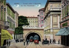 CPA Roma Tunnel Sotto il Quirinale da Via Nazioanle 