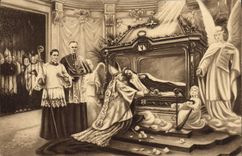 CPA Devant la chasse de Sainte Therese de l'Enfant Jesus Ange