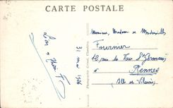 VINTAGE POSTCARD Chambéry southern Frontage of the Old castle of the Dukes of Savoy