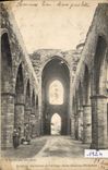 VINTAGE POSTCARD Interior of the Ruins of the Abbey Mathieu Saint