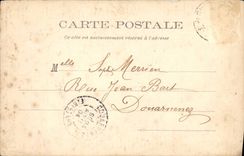 VINTAGE POSTCARD Interior of the Ruins of the Abbey Mathieu Saint