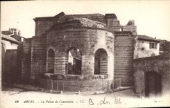 VINTAGE POSTCARD Arles the Palate of Constantin