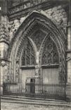 VINTAGE POSTCARD Moret Gate of the church