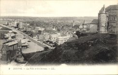 VINTAGE POSTCARD Dieppe the City and the Castle