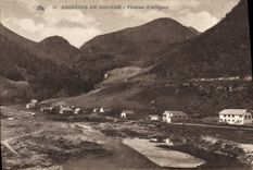 VINTAGE POSTCARD Bagneres de Bigorre Plate of Arligues
