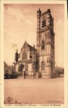 VINTAGE POSTCARD Clamecy the Church St Martin