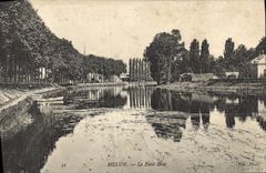 VINTAGE POSTCARD Melun the Small Arm