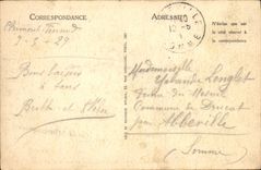 VINTAGE POSTCARD Clermont Ferrand Desaix Boulevard the Theater and Puy de Dome