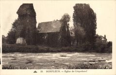 CPA Honfleur Eglise de Criqueboeuf 