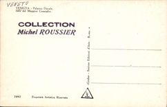 VINTAGE POSTCARD Venezia Palazzo Ducale Salted del Maggior Consiglio