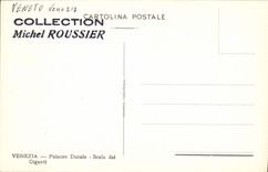 VINTAGE POSTCARD Venezia Palazzo Ducal Scala del Giganti