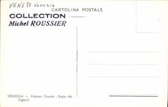 VINTAGE POSTCARD Venezia Palazzo Ducal Scala dei Giganti