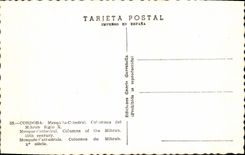 CPA Cordoba Mezquita Catedral Columnas del Mihrab 