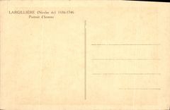 VINTAGE POSTCARD Largilliere Portrait of man