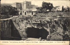 VINTAGE POSTCARD Jerusalem Tombs Of Kings Israel