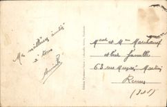 VINTAGE POSTCARD Luchon Lake Oo the large cascade