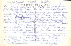 VINTAGE POSTCARD Menton the Bay of Garavan