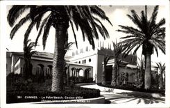 VINTAGE POSTCARD Cannes the Palm Beach Casino of Summer