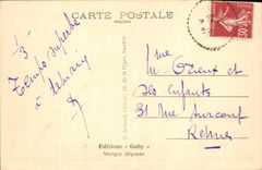 CPA Les Houches Vue Generale L'Aiguillette