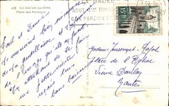 CPM La Baule Les Pins Place Des Palmiers