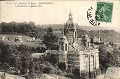 CPA Environs De Rouen Bonsecours Le Monument de Jeanne d'Arc
