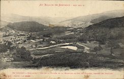 CPA Au Ballon De Servance Vue de la vallee de la Moselle au col du Couard venant du Thillot